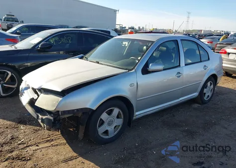 2000 Volkswagen Jetta Gls из США, поврежденный, VIN 3VWSA29M6YM135822